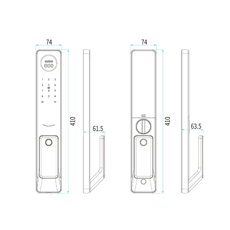 Cerradura biométrica LS-T100A – foto del producto