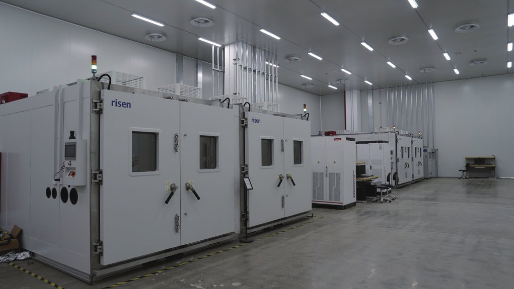 Energy storage test chambers at Risen