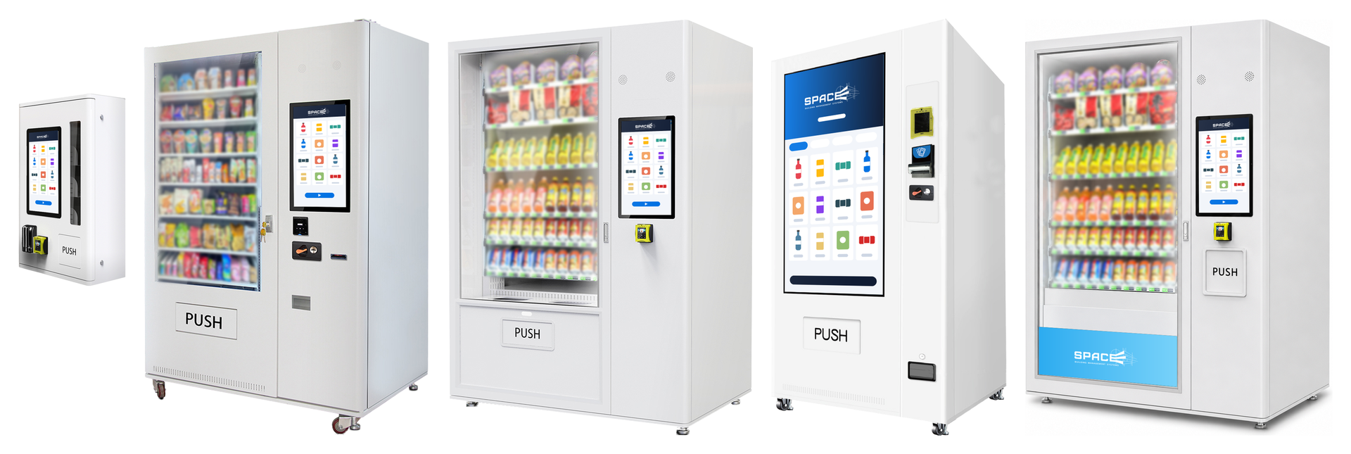 Вендингові автомати – Space Vend Mini, Space Vend 54, Space Vend 54 Media, Space Vend 54 Lift