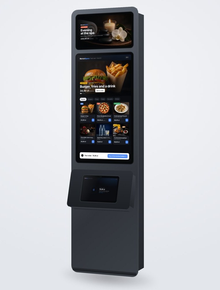 Visualisation: MarketSpace Kiosk in the lobby